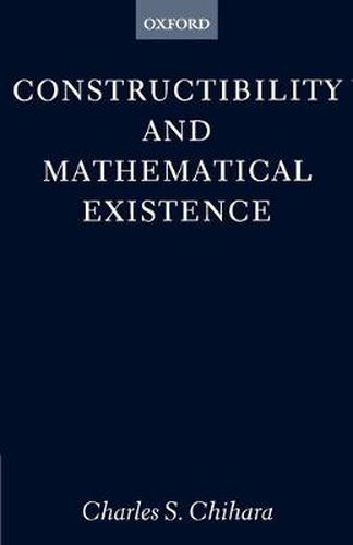 Cover image for Constructibility and Mathematical Existence
