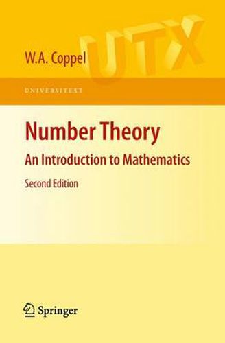 Cover image for Number Theory: An Introduction to Mathematics