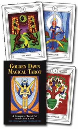 Cover image for Golden Dawn Magical Tarot: A Complete Tarot Set