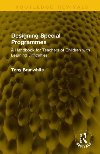 Cover image for Designing Special Programmes