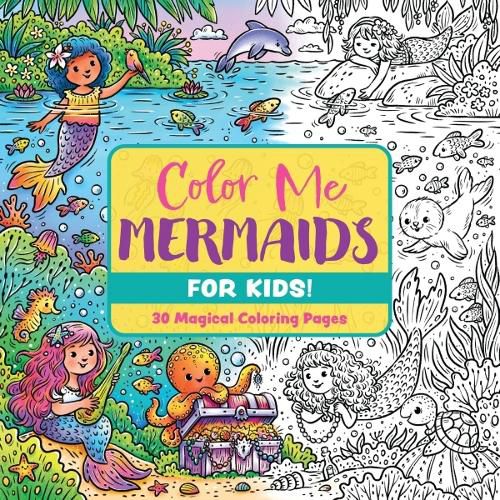 Cover image for Color Me Mermaids (for Kids!)