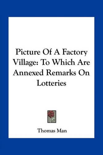 Cover image for Picture Of A Factory Village