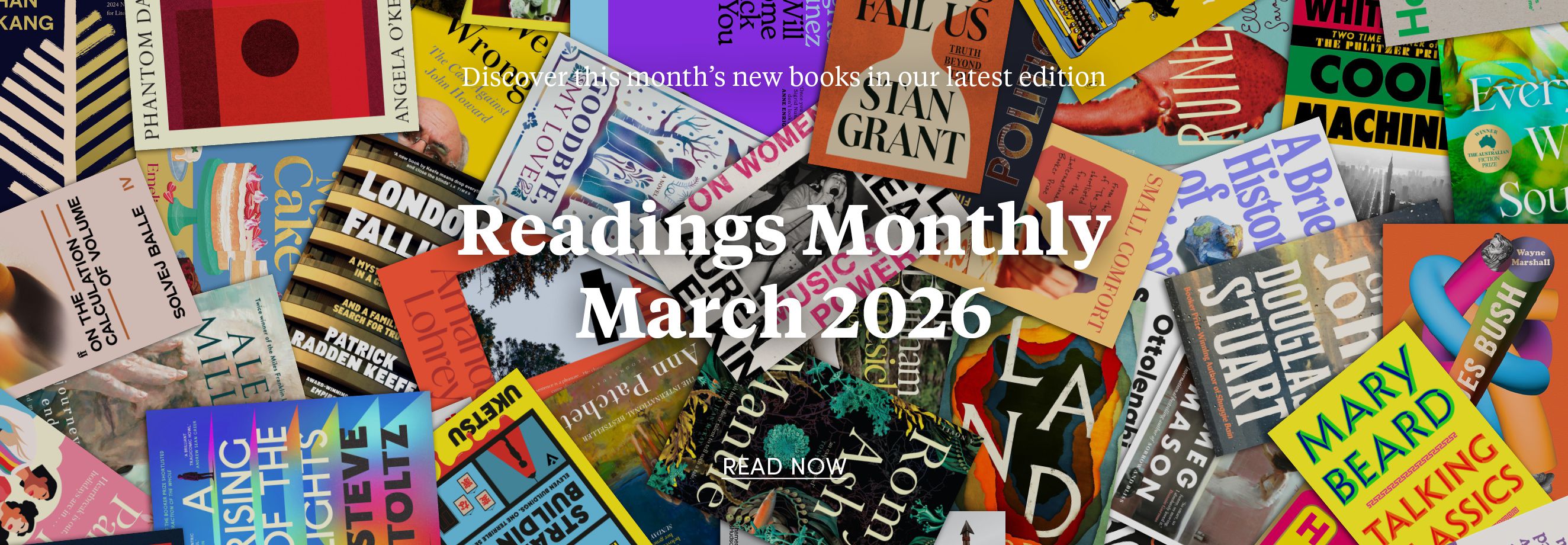 The March Readings Monthly – read now
