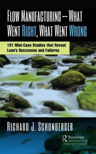 Cover image for Flow Manufacturing -- What Went Right, What Went Wrong: 101 Mini-Case Studies that Reveal Lean's Successes and Failures