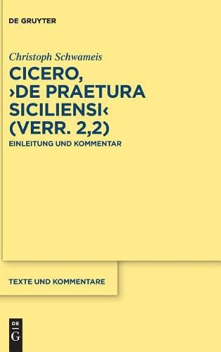 Cover image for Cicero, >De Praetura Siciliensi: Einleitung Und Kommentar