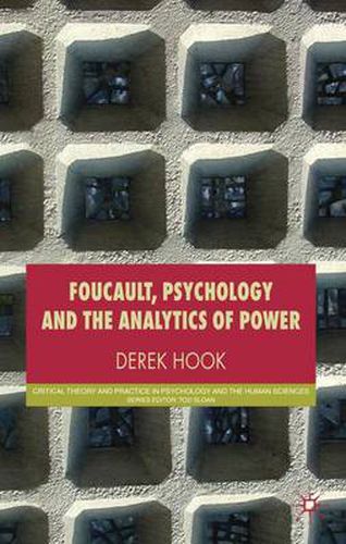 Cover image for Foucault, Psychology and the Analytics of Power