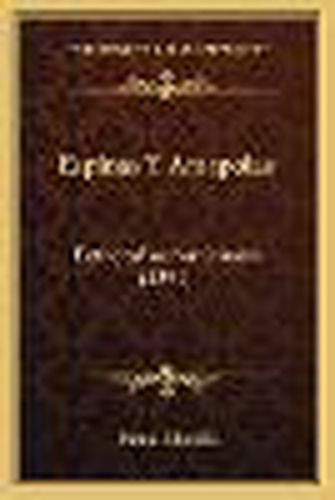 Cover image for Espinas y Amapolas: Fotografias Nacionales (1891)