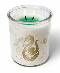 Cover image for Harry Potter: Magical Colour-Changing Slytherin Candle (10 oz)
