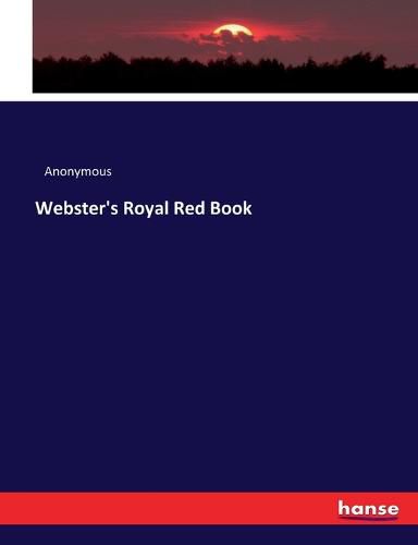 Cover image for Webster's Royal Red Book