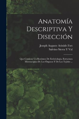 Cover image for Anatomia Descriptiva Y Diseccion