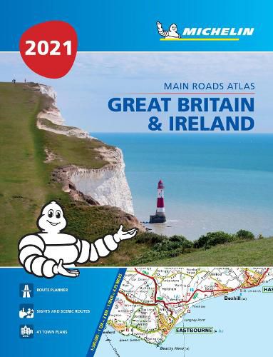 Cover image for Great Britain & Ireland 2021 - Mains Roads Atlas (A4-Paperback): Tourist & Motoring Atlas A4 Paperback