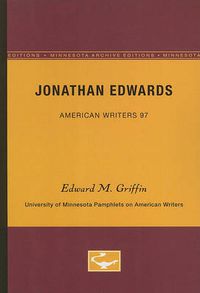 Cover image for Jonathan Edwards - American Writers 97: University of Minnesota Pamphlets on American Writers