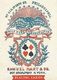 Cover image for 1858 Samuel Hart Poker Deck