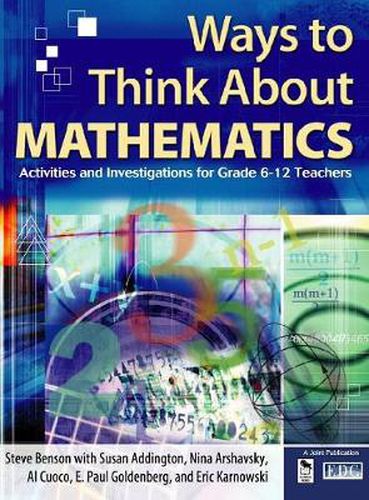 Cover image for Ways to Think About Mathematics: Activities and Investigations for Grade 6-12 Teachers