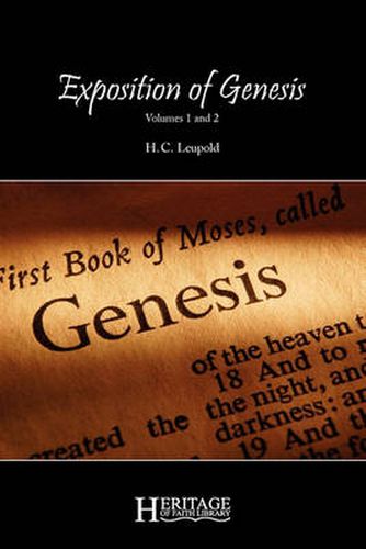 Cover image for Exposition of Genesis: Volumes 1 and 2