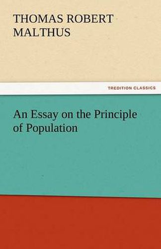 Cover image for An Essay on the Principle of Population