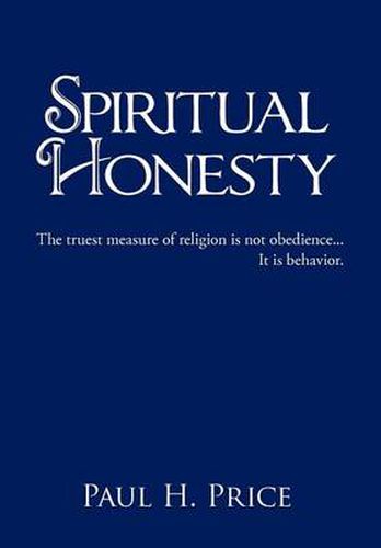 Cover image for Spiritual Honesty