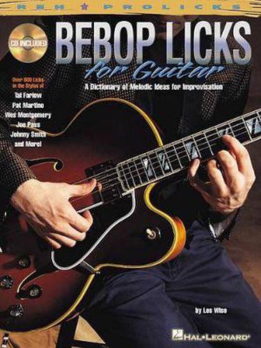 Cover image for Bebop Licks for Guitar