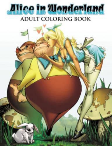 Cover image for Alice in Wonderland Adult Coloring Book