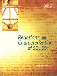 Cover image for Reactions and Characterization of Solids