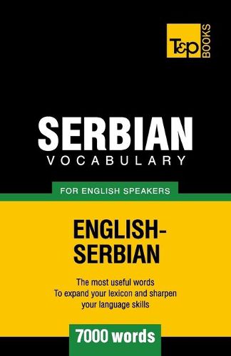 Cover image for Serbian vocabulary for English speakers - 7000 words