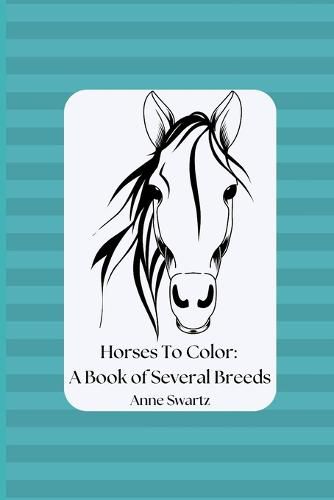 Cover image for Horses To Color