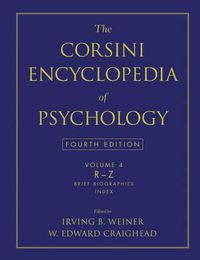 Cover image for The Corsini Encyclopedia of Psychology, Volume 4