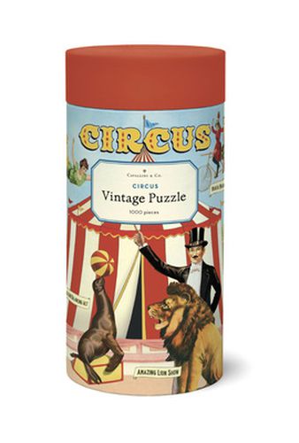 Cover image for Circus Vintage: 1000-Piece Jigsaw Puzzle (C-PZL-CIRCUS) Cavallini & Co