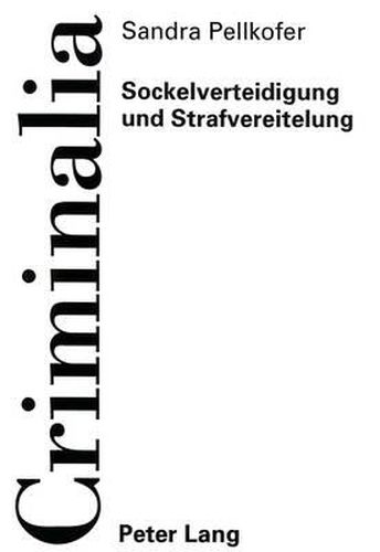 Cover image for Sockelverteidigung Und Strafvereitelung