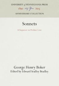 Cover image for Sonnets: A Sequence on Profane Love