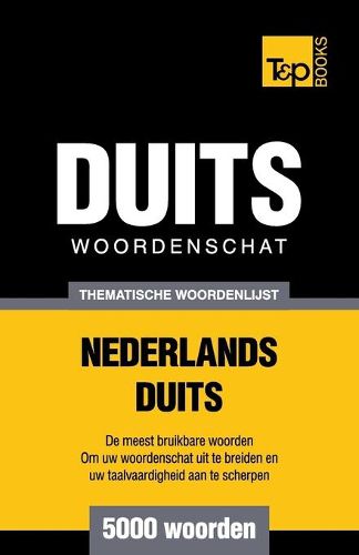 Cover image for Thematische woordenschat Nederlands-Duits - 5000 woorden