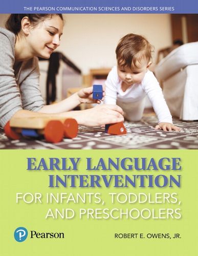 Cover image for Early Language Intervention for Infants, Toddlers, and Preschoolers