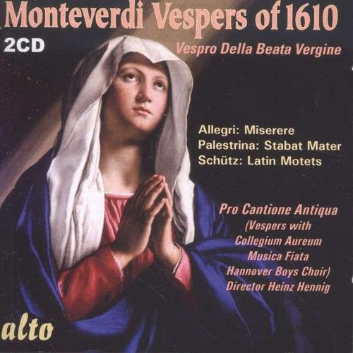 Cover image for Monteverdi Vespers Of 1610