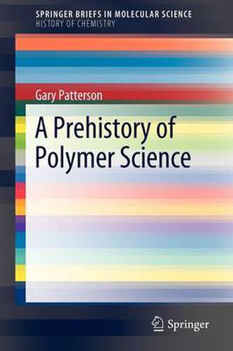 Cover image for A Prehistory of Polymer Science