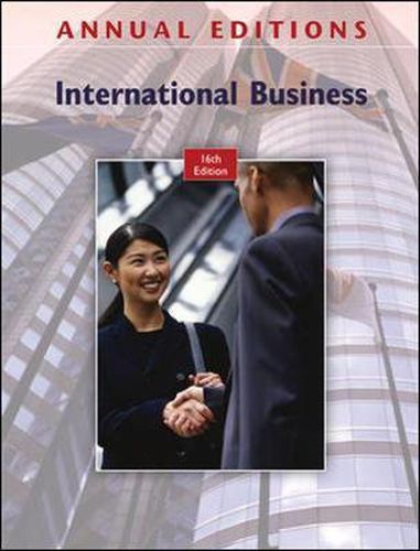 Cover image for Annual Editions: International Business, 16/e