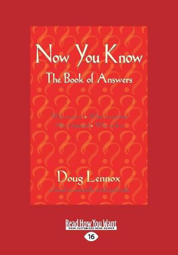 Cover image for Now You Know: The Book of Answers