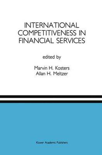 Cover image for International Competitiveness in Financial Services: A Special Issue of the Journal of Financial Services Research