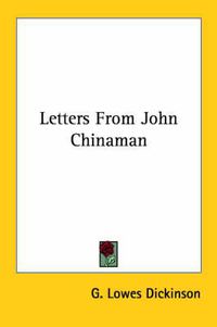 Cover image for Letters from John Chinaman