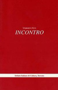 Cover image for Incontro-Encounter-Rencontre