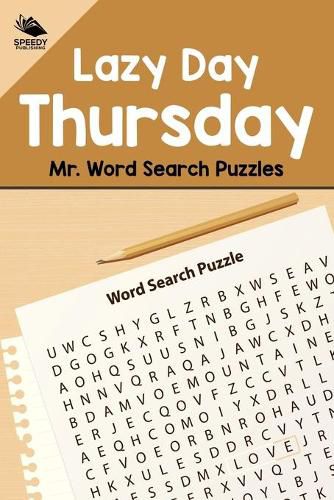 Cover image for Lazy Day Thursday: Mr. Word Search Puzzles