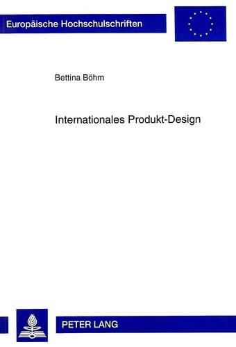 Cover image for Internationales Produkt-Design