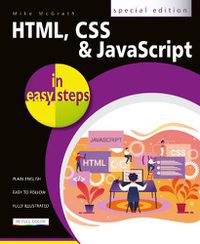 Cover image for HTML, CSS and JavaScript in easy steps