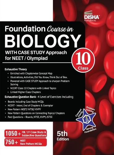 Cover image for Foundation Course in Biology for Neet/ Olympiad Class 10 with Case Study Approach