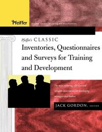 Cover image for Pfeiffer's Classic Inventories, Questionnaires, and Surveys for Training and Development
