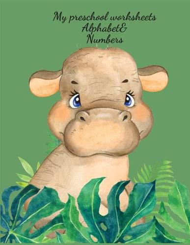 Cover image for My preschool worksheets Alphabet&Numbers