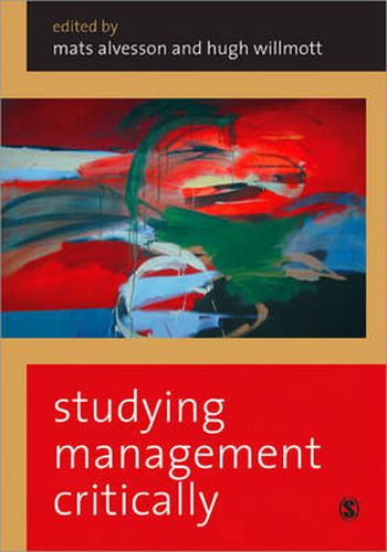 Cover image for Studying Management Critically