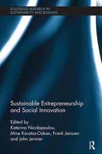 Cover image for Sustainable Entrepreneurship and Social Innovation