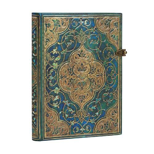 Cover image for Turquoise Chronicles Midi Lined Hardcover Journal