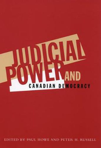 Cover image for Judicial Power and Canadian Democracy