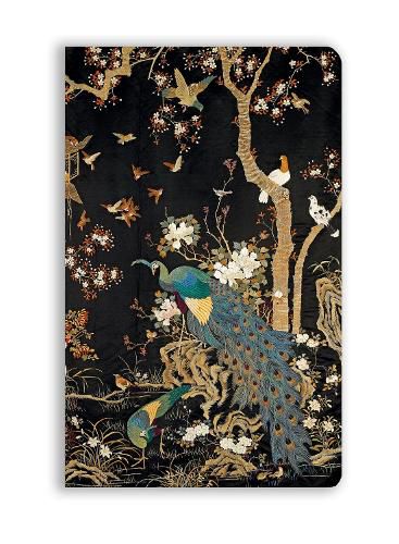 Cover image for Ashmolean Museum: Embroidered Hanging with Peacock (Soft Touch Journal)